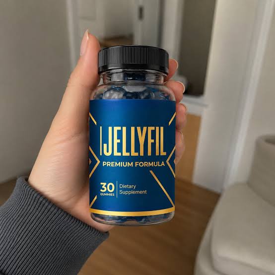 JellyFil bottle held in hand