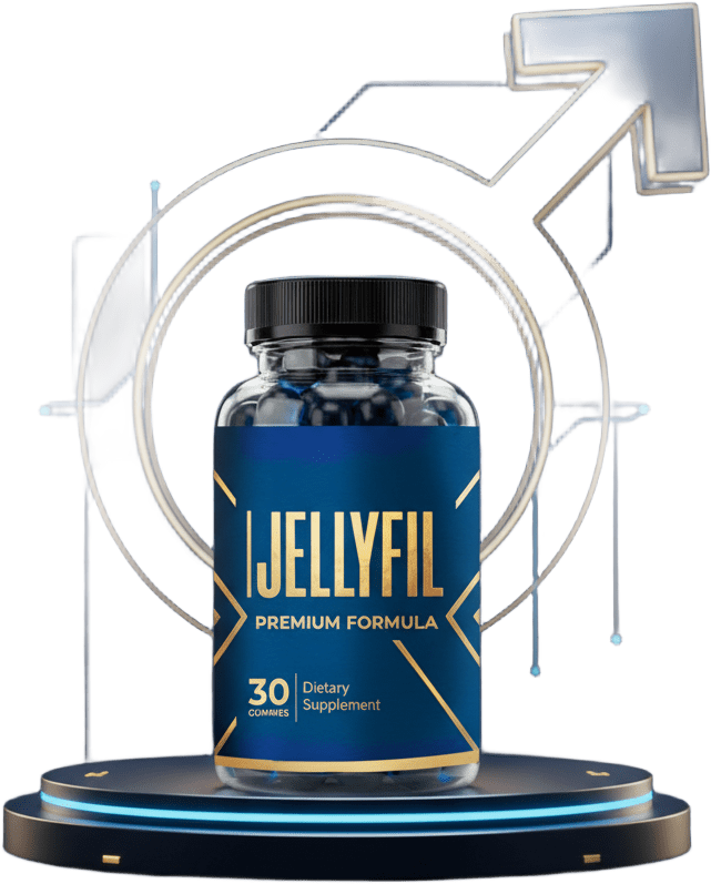 JellyFil natural male vitality supplement bottle